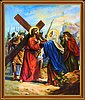 Ісус зустрічає на Хресній дорозі свою Страждальну Матір