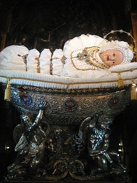 Фігурка (оригінал) Дитятка марії в монастирі Сестер Милосердя в Мілані