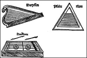 Арфа, псалтерій і цимбали