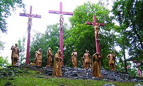 12-а стація Хресної дороги ГНІХ в Люрді (Франція)