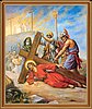 Ісус падає під тягарем хреста
